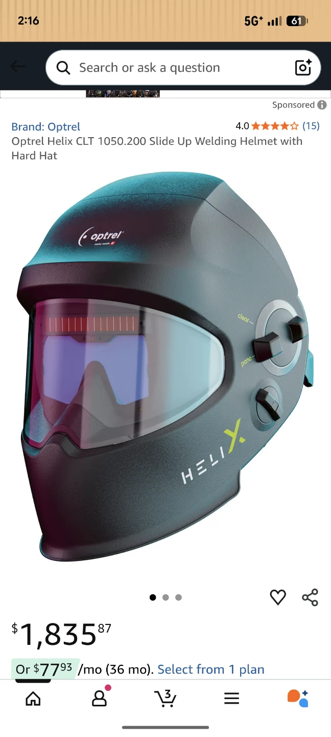 Optrel Helix Welding helmet