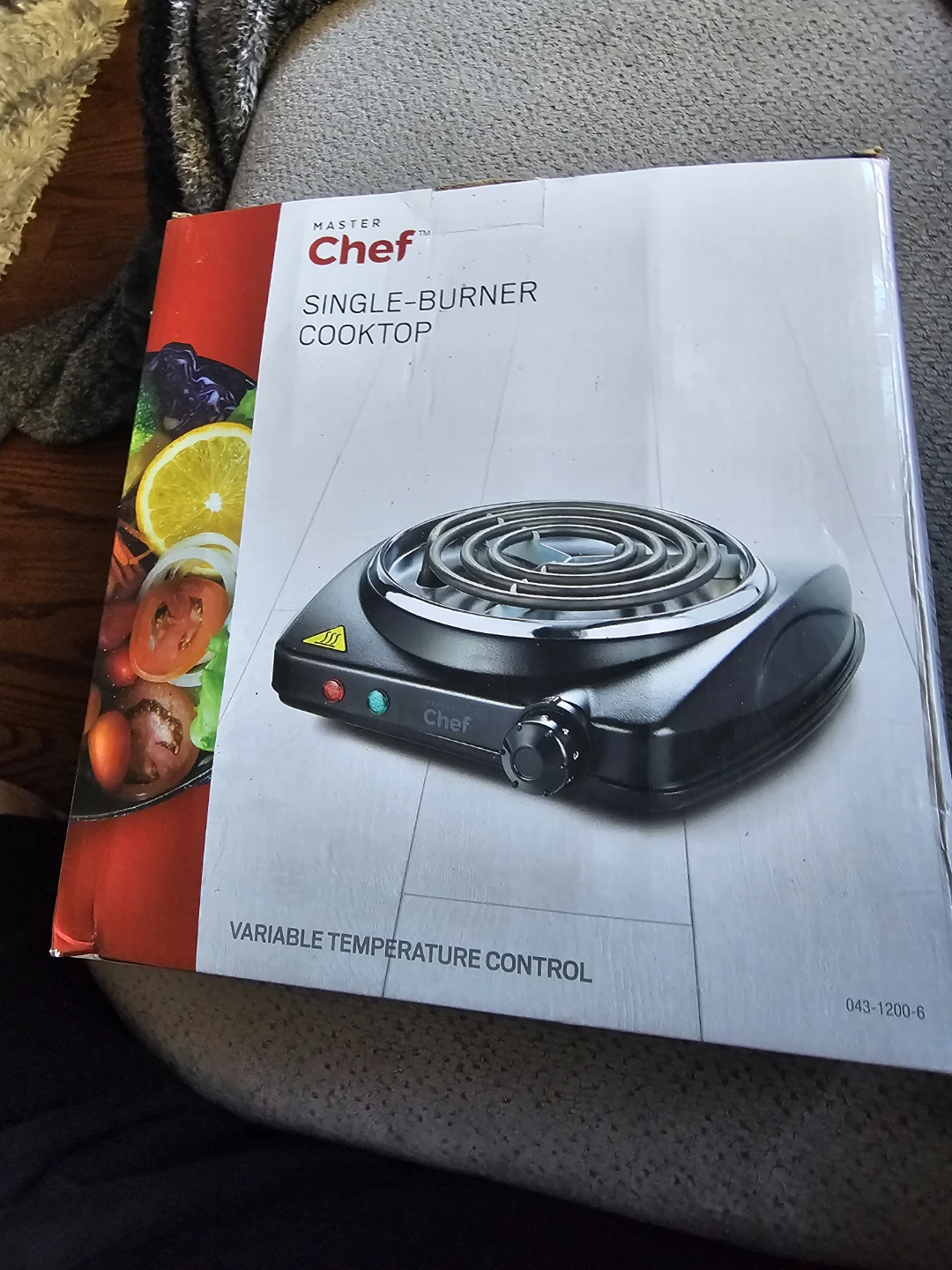 Master Chef Single-Burner Cooktop