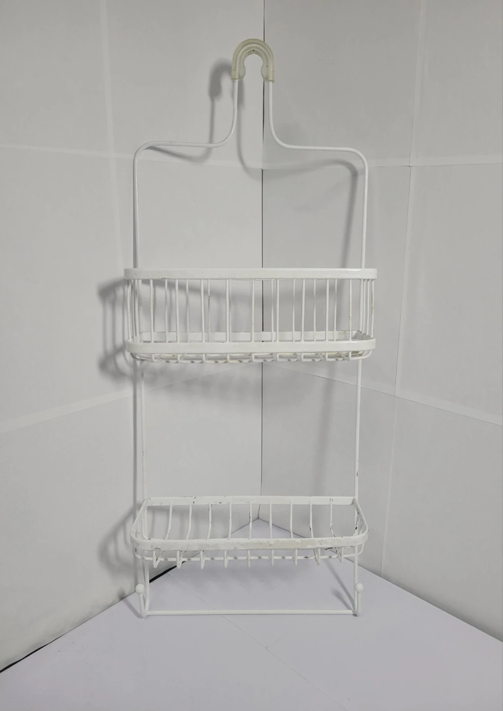 White 2-Tier Hanging Shower Caddy - photo 2