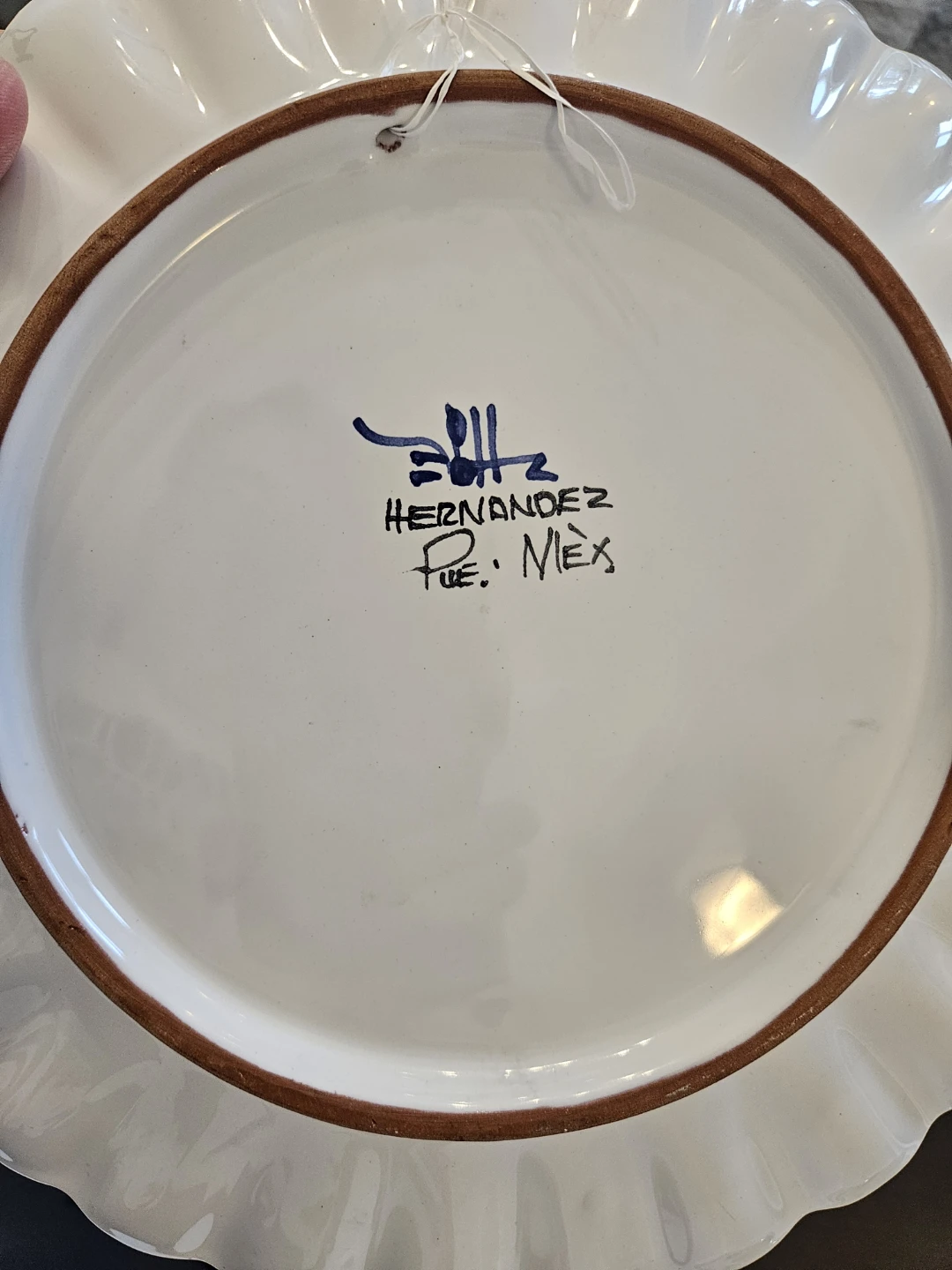 Hernandez Talavera Style Ceramic Plate - photo 2