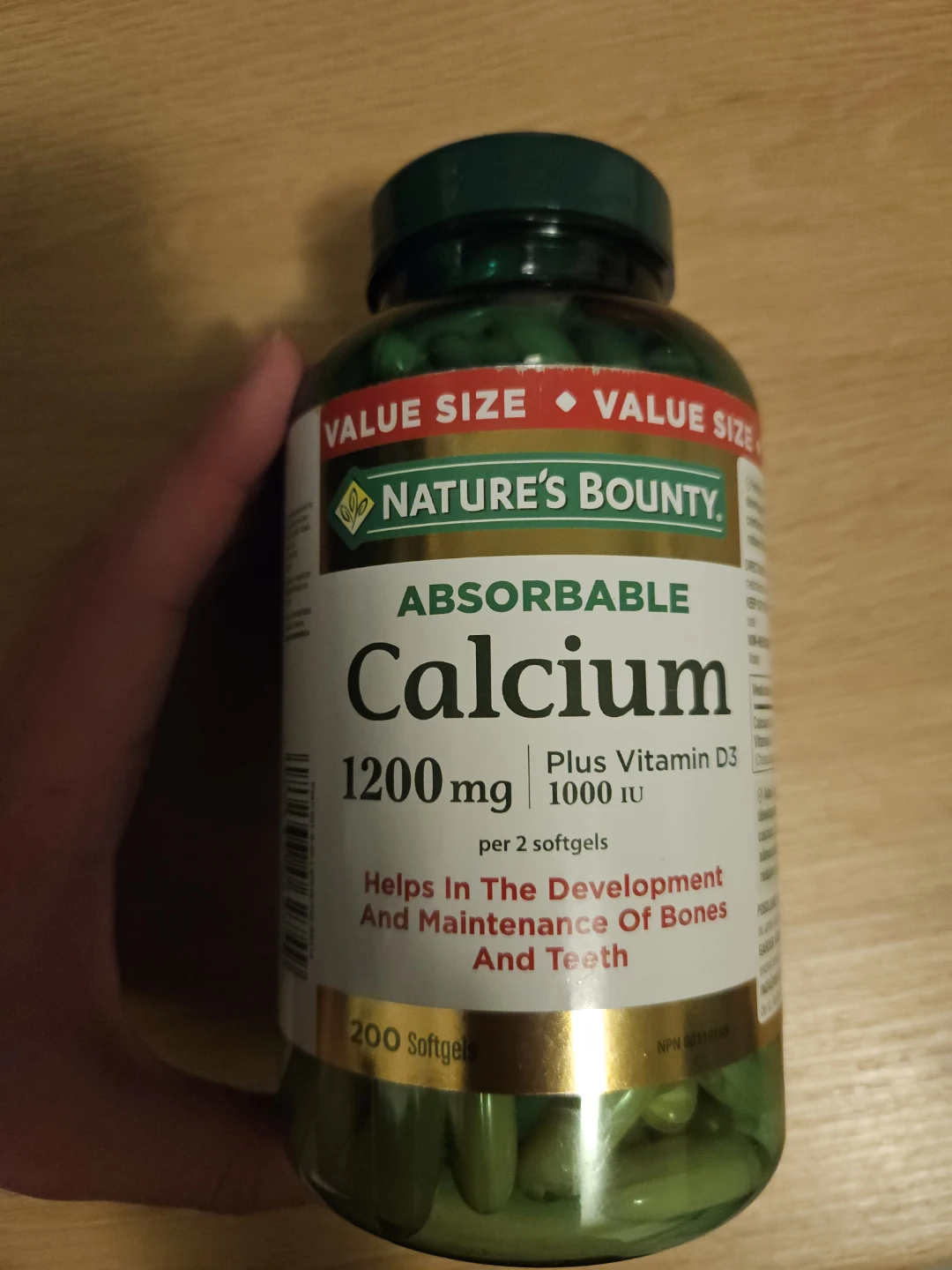 Nature's Bounty Calcuim w Vitamin D3