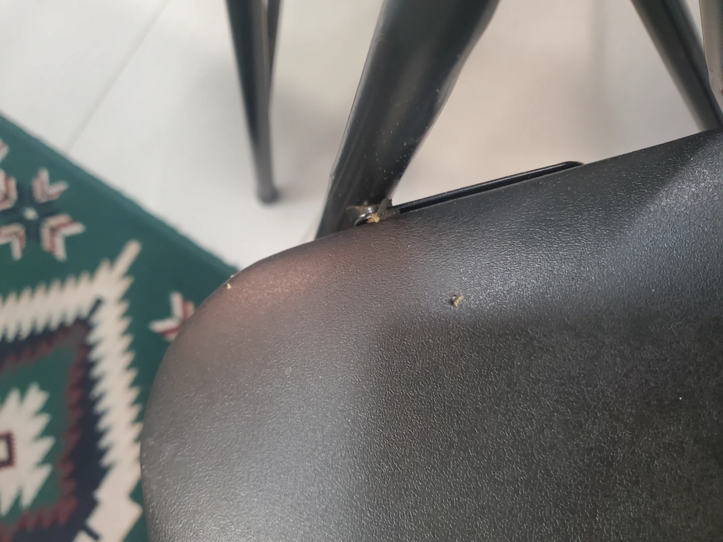 Set of 3 Black Folding Chairs - photo 3
