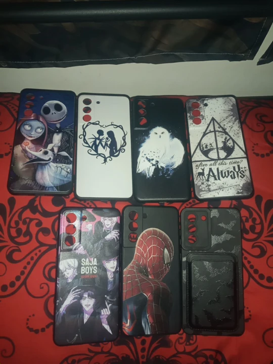 Assorted Phone Cases with Various Designs