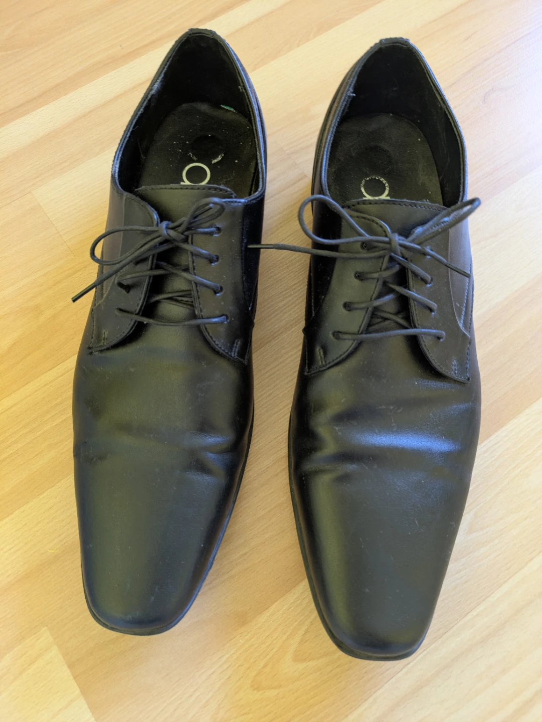 Calvin Klein Black Leather Dress Shoes - photo 2