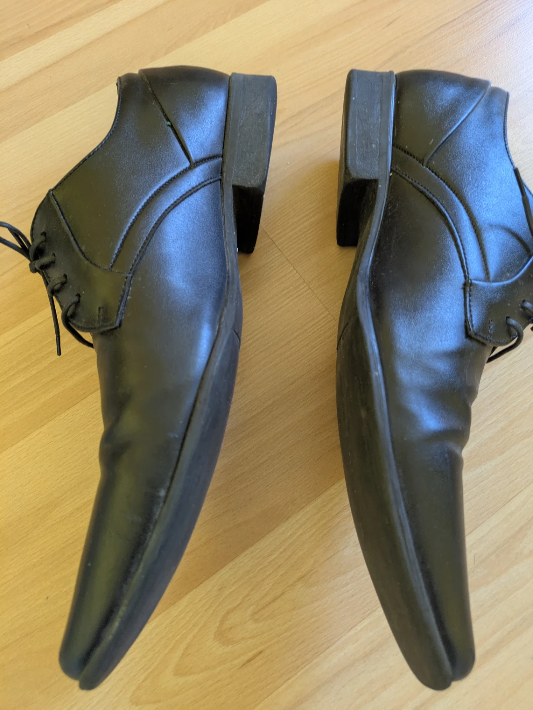 Calvin Klein Black Leather Dress Shoes - photo 3