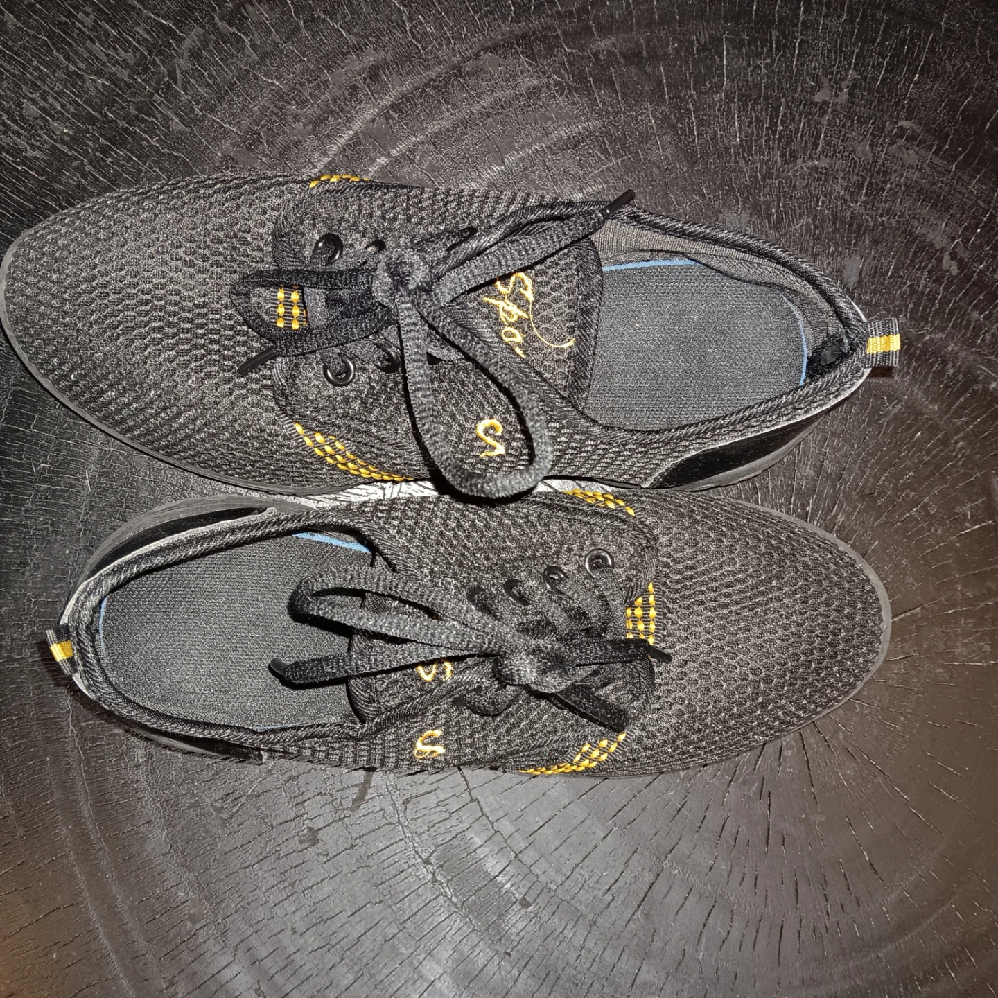Black Mesh Sport Shoes sz 8 women's - photo 4