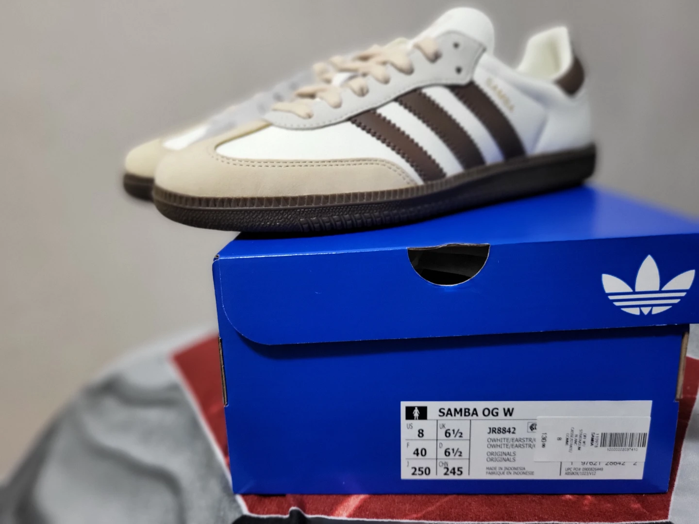 Adidas Samba OG Women's Sneakers White/Brown Size 8 - photo 5