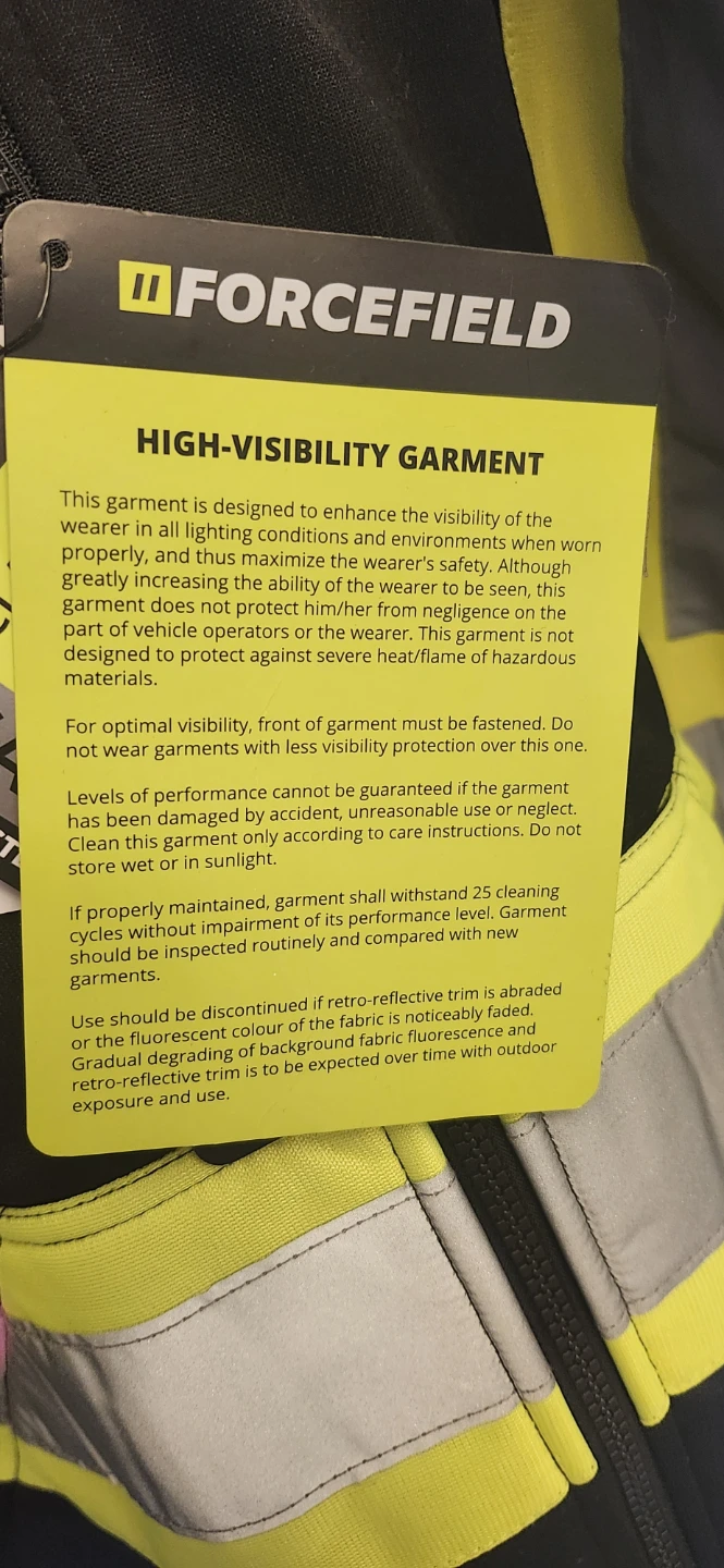 Forcefield High-Visibility Garment Jacket XL - photo 3