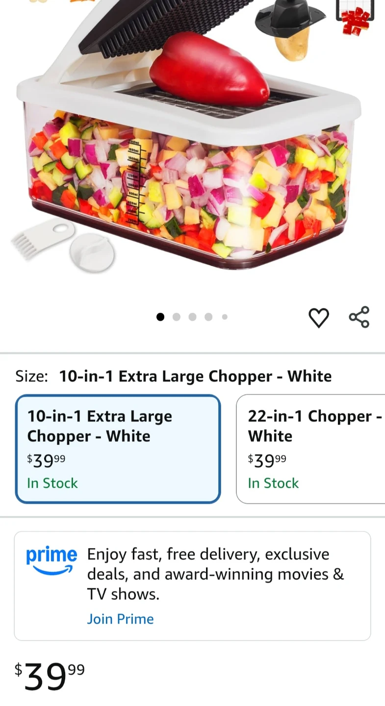 [NEW] RÜK Vegetable Chopper 10-in-1 Extra Large Pro Food Chopper