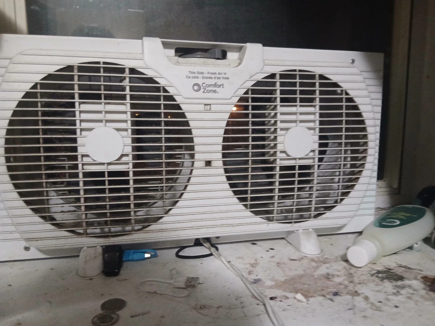 Comfort Zone Twin Window Fan