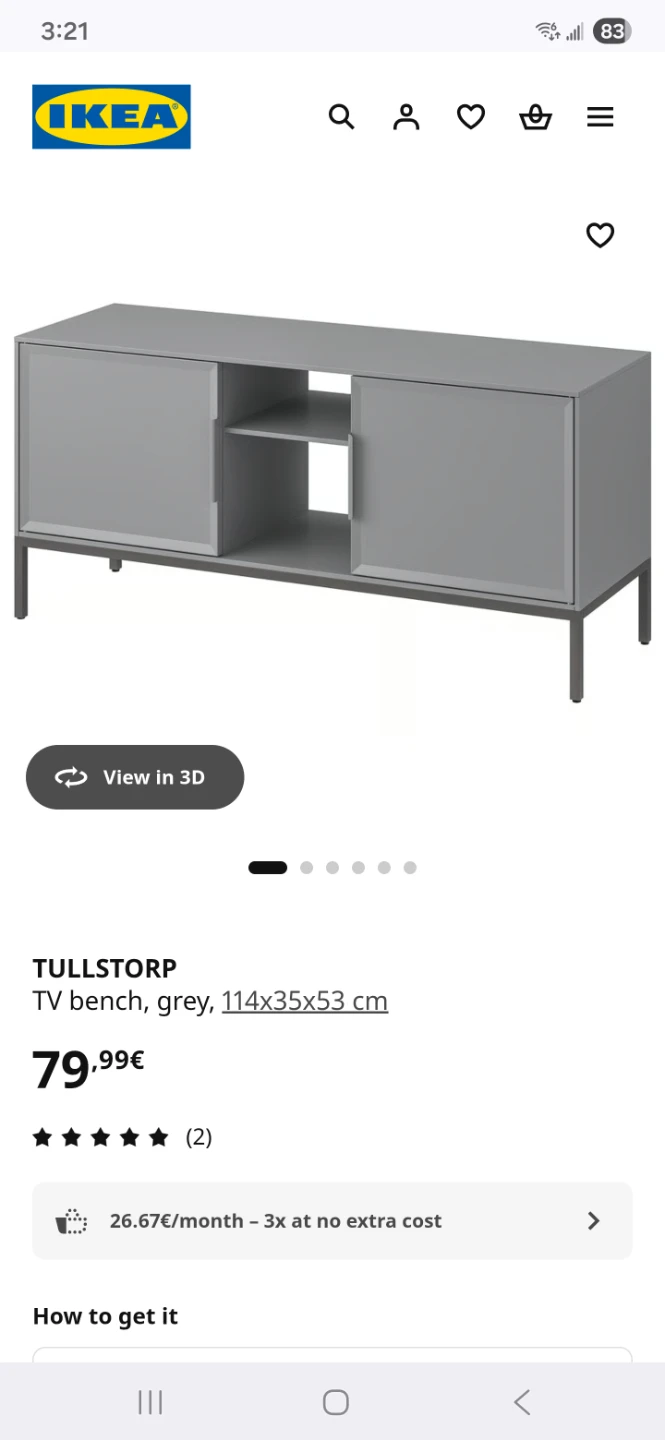 IKEA Tullstorp Metal TV Stand & Cabinet - photo 3