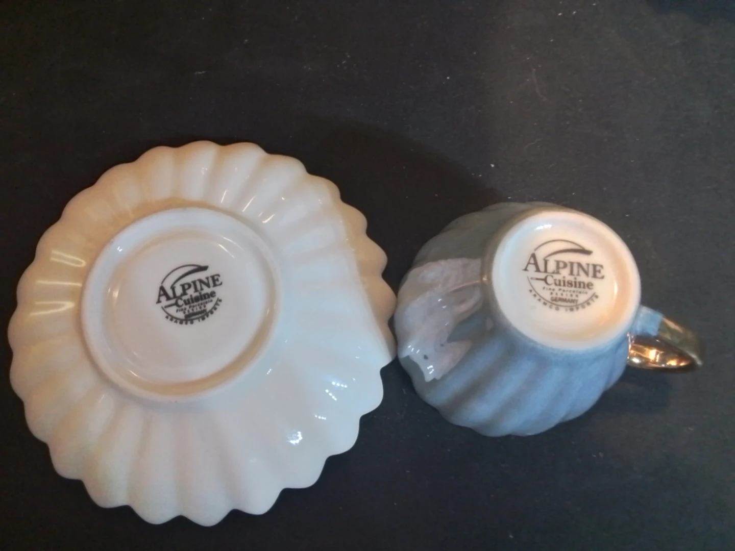 Vintage Alpine Cuisine Germany Iridescent Lusterware Demitasse - photo 4