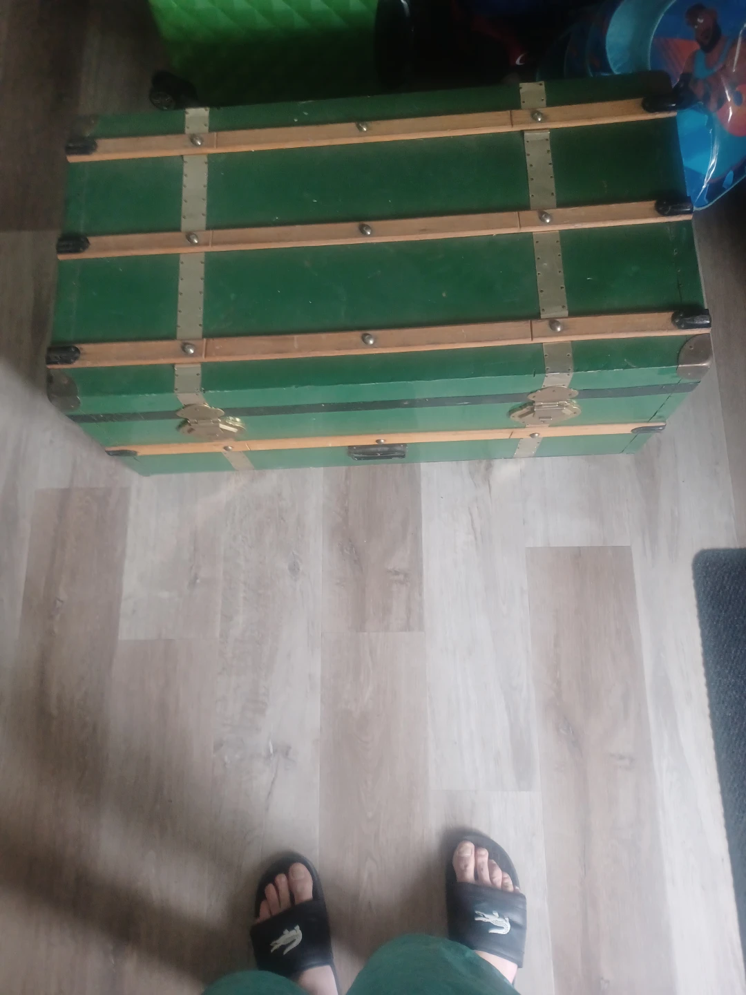 Vintage Green Trunk - photo 2