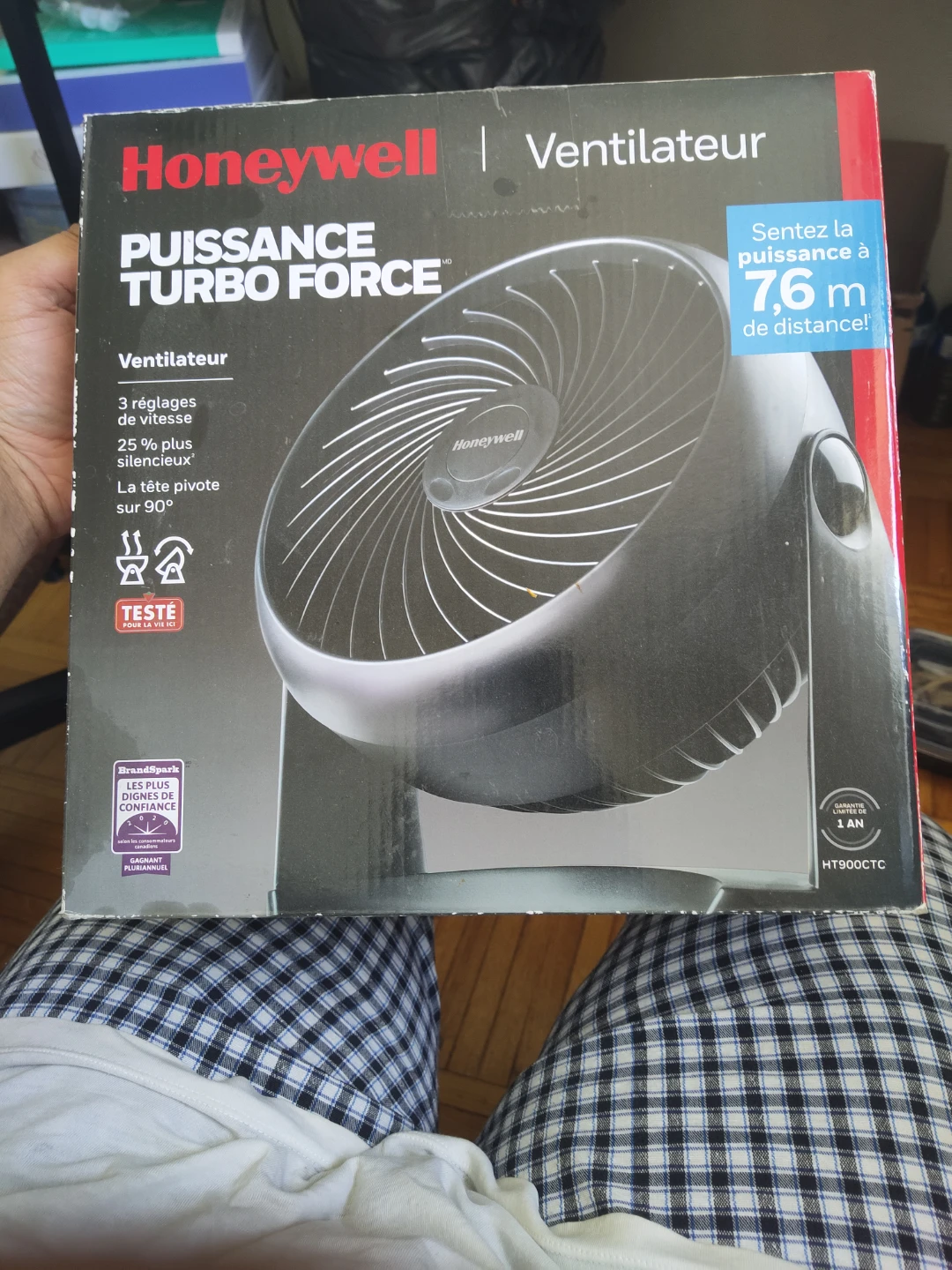 Honeywell Turbo Force Fan HT900CTC - photo 2