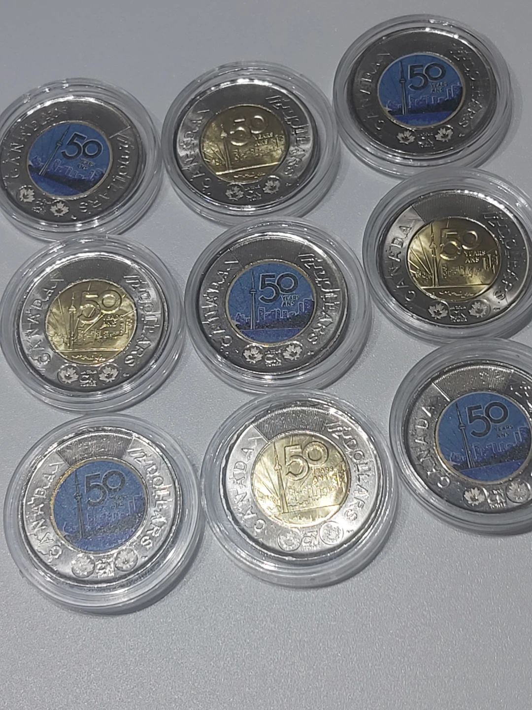 Canada 50 Years CN Tower 2 Dollar Coin 2020 - photo 4