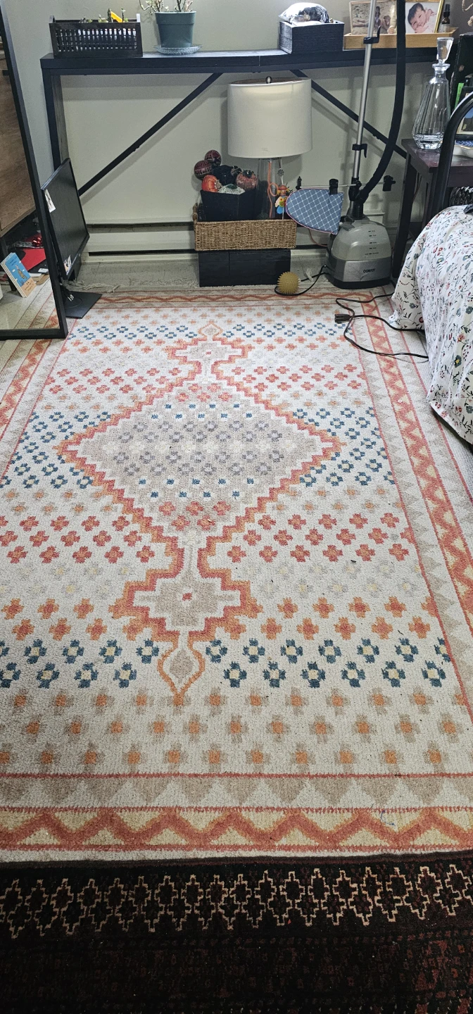 Area Rug with Geometric Pattern