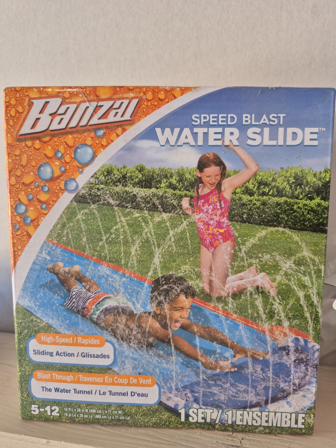 Banzai Speed Blast Water Slide