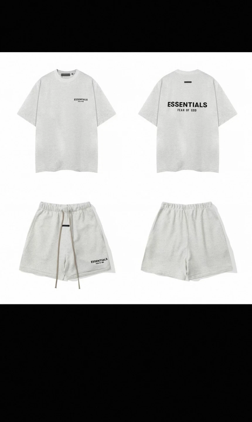 Essentials Fear of God T-Shirt and Shorts Set - photo 3