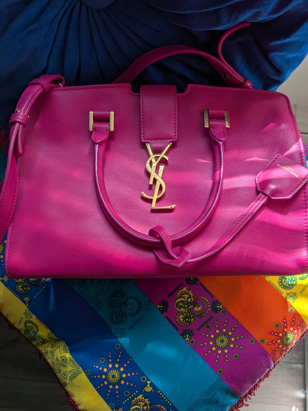 Saint Laurent Pink Leather Handbag - photo 2