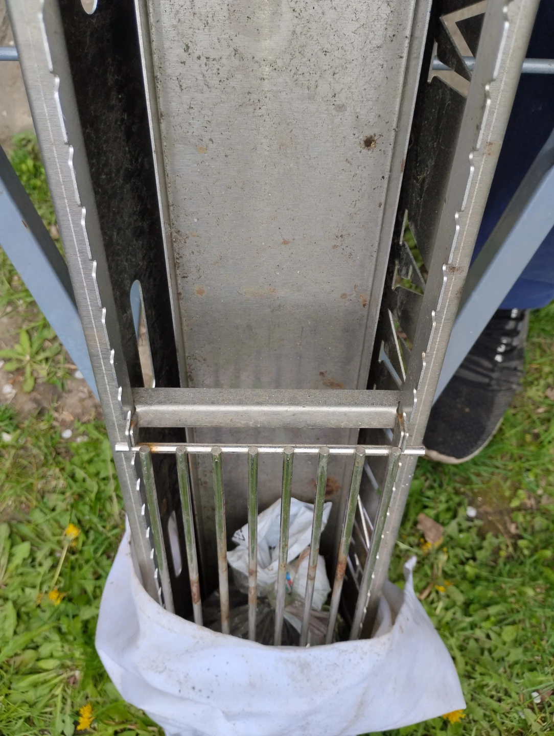 Stainless Steel  BBQ -Folding Barbecue Grill For Outdoor Camping - photo 2