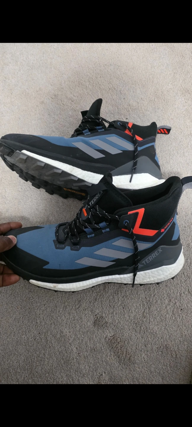 Adidas Terrex Swift R3 Gore-Tex Hiking Boots - Blue/Black/Orange - photo 3