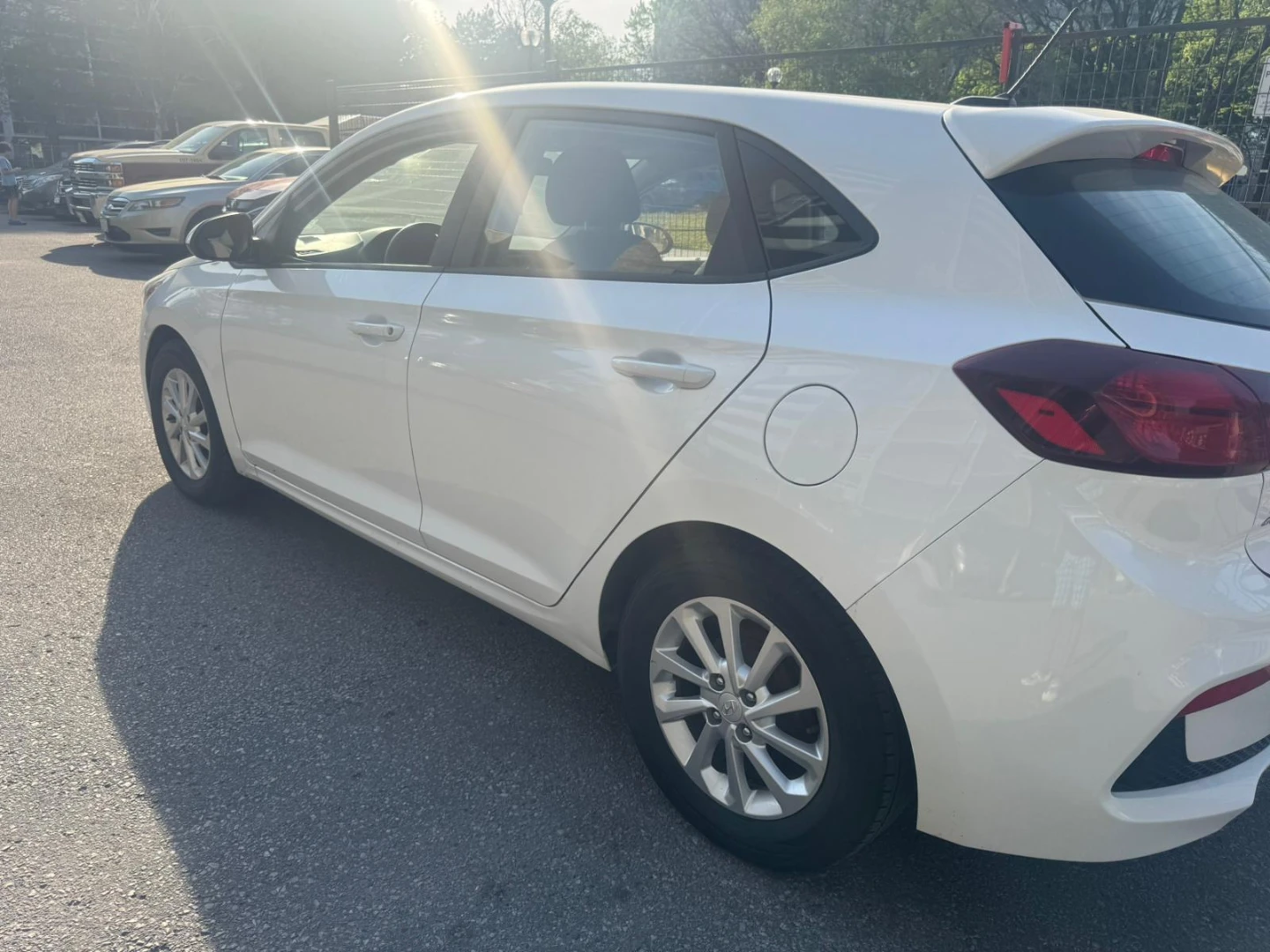 White Hyundai Accent Hatchback - photo 3