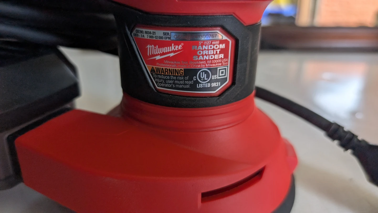 Milwaukee 5" Random Orbit Sander - photo 2