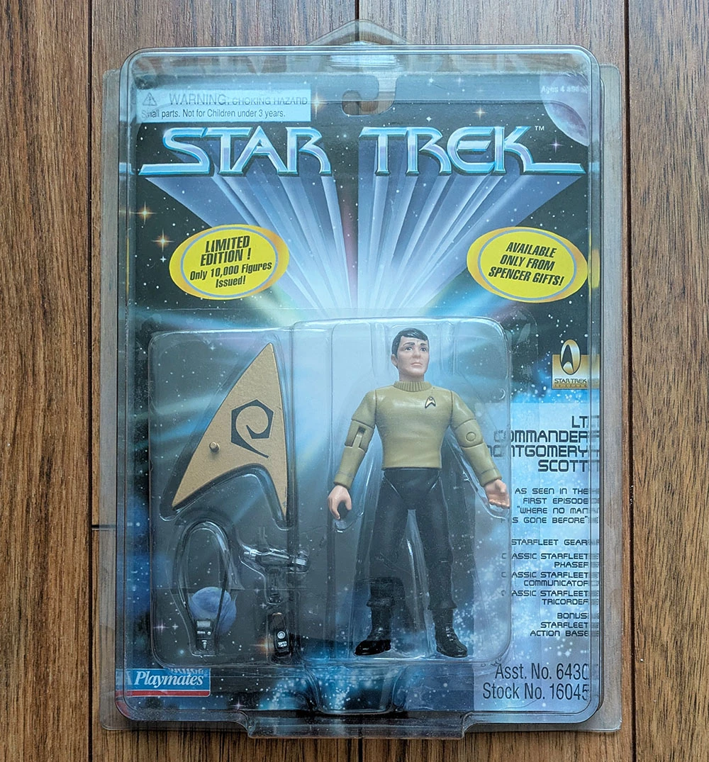 Star Trek Limited Edition Lt. Commander Montgomery Scott - NEW