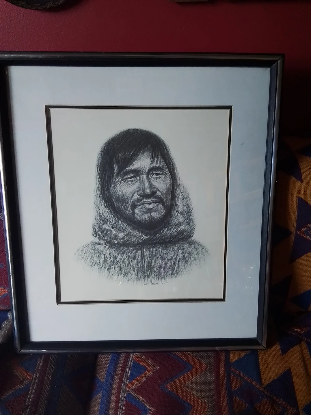 Lorenzo Fracchetti Hand-Signed LE Inuit Portrait Print - photo 3