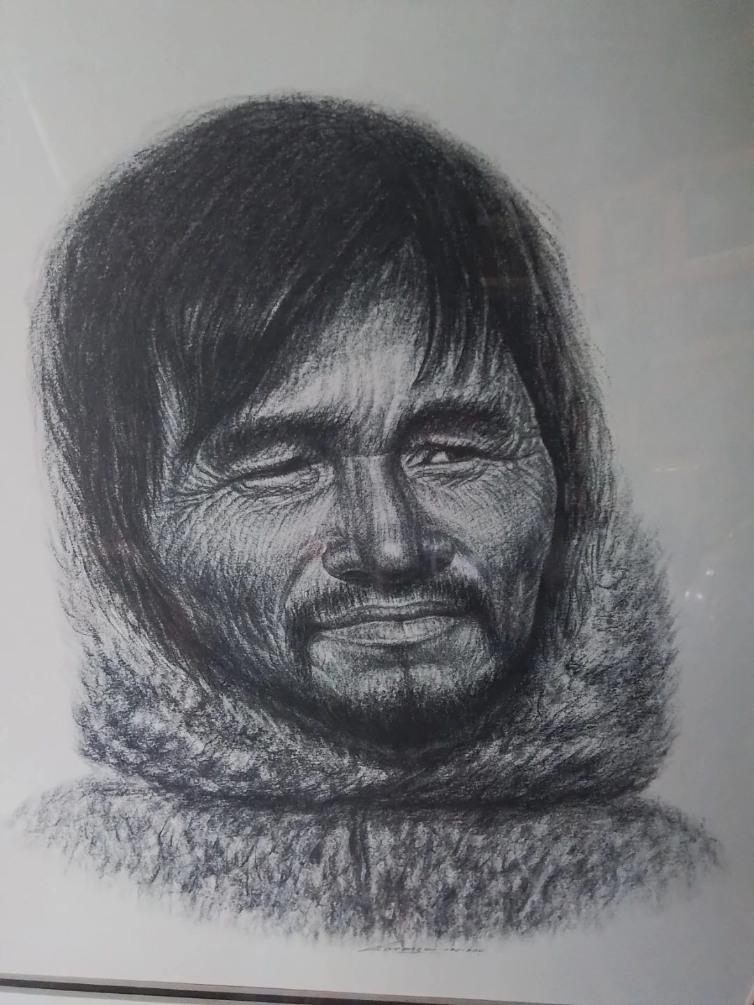 Lorenzo Fracchetti Hand-Signed LE Inuit Portrait Print - photo 5