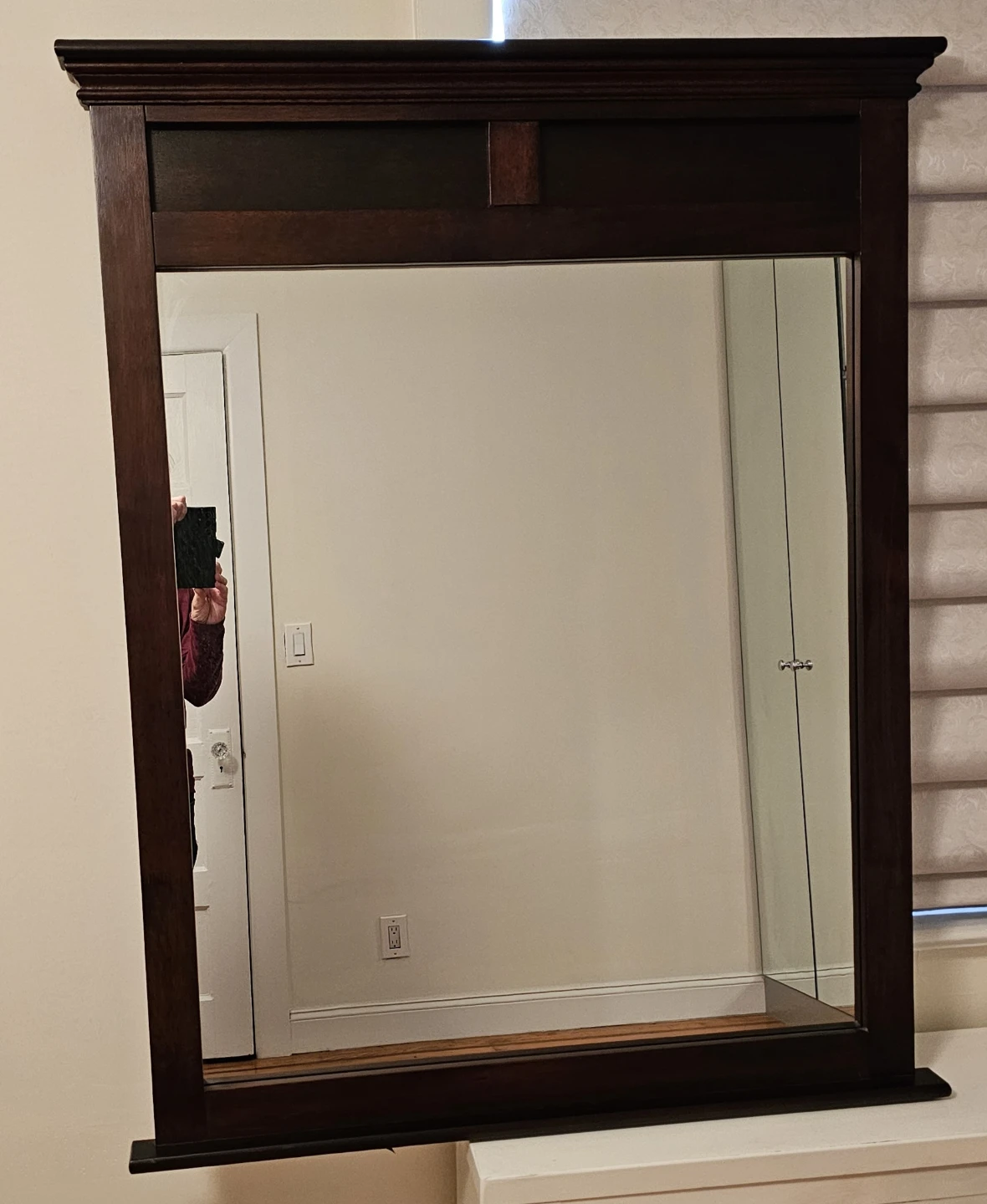 Solid Wood Dresser Mirror, 36"x45"x2" - photo 2