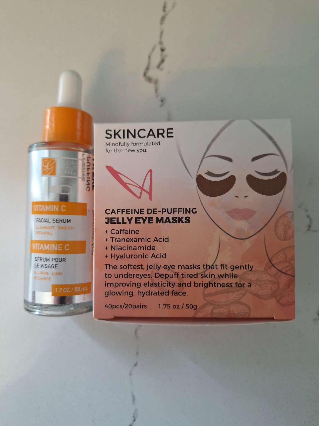 FREE Vitamin C serum and Jelly Eye Masks