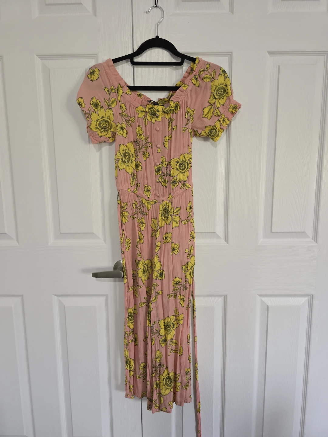 Dorothy Perkins Pink Floral Midi Dress