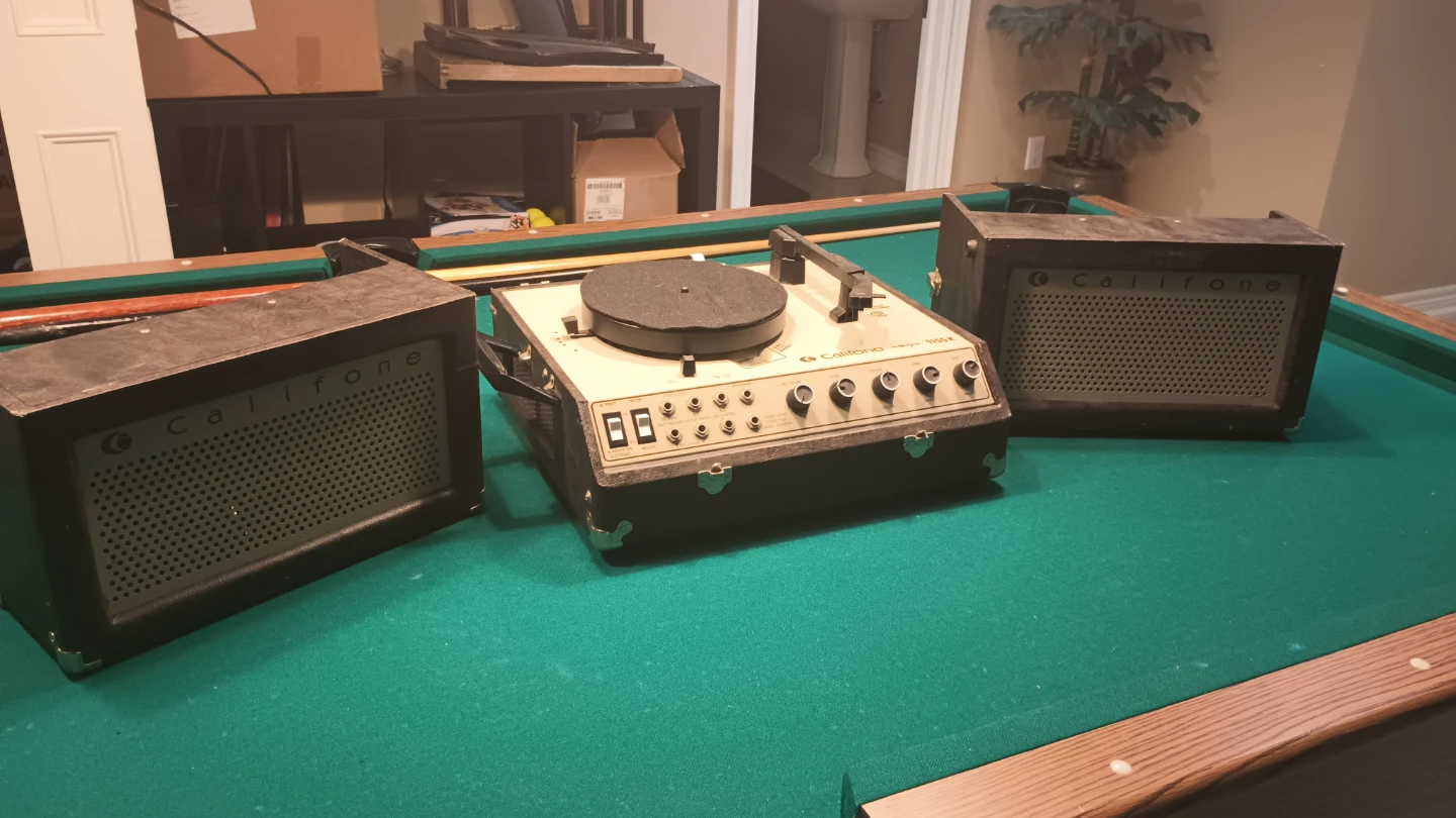 Califone 1155 K Record Player with Speakers