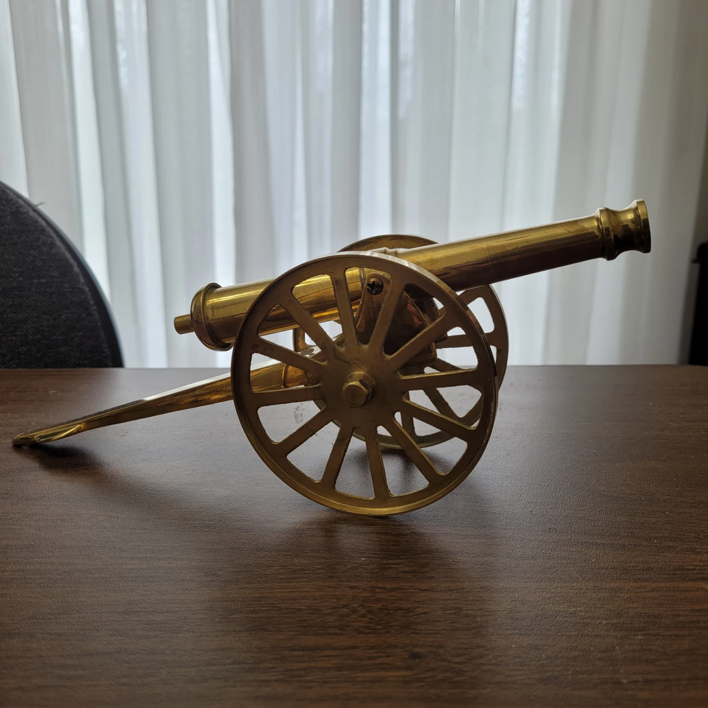 Brass decorative cannon