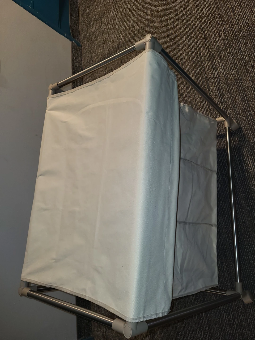 3-Bin Laundry Sorter Hamper on wheels - photo 2