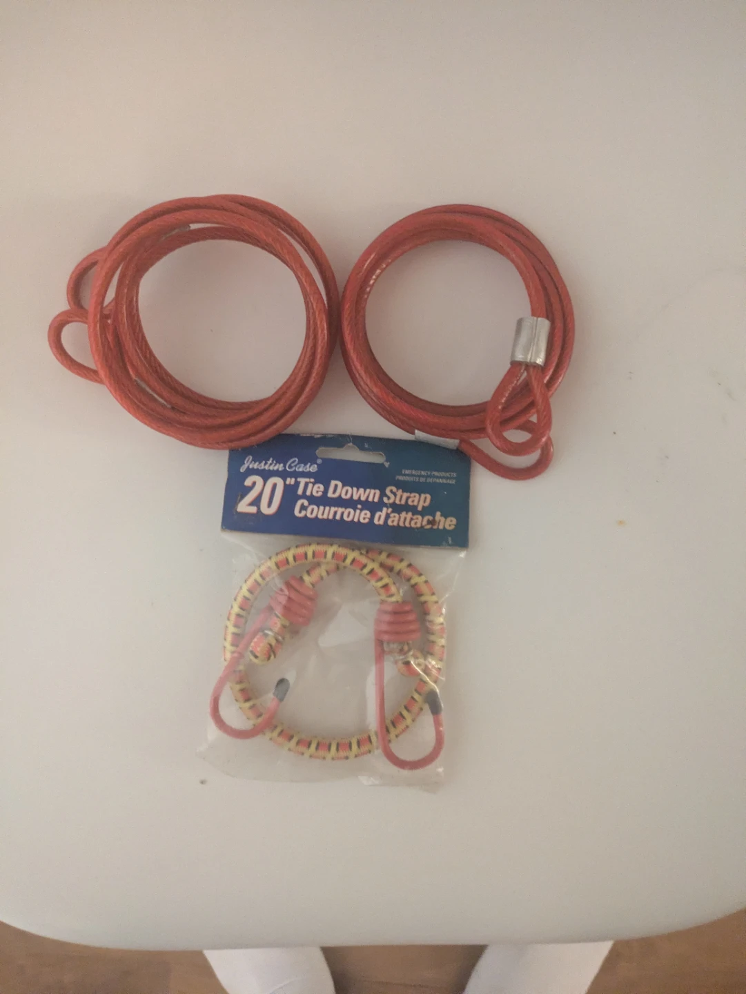 Justin Case 20" Tie Down Strap and Bungee Cords