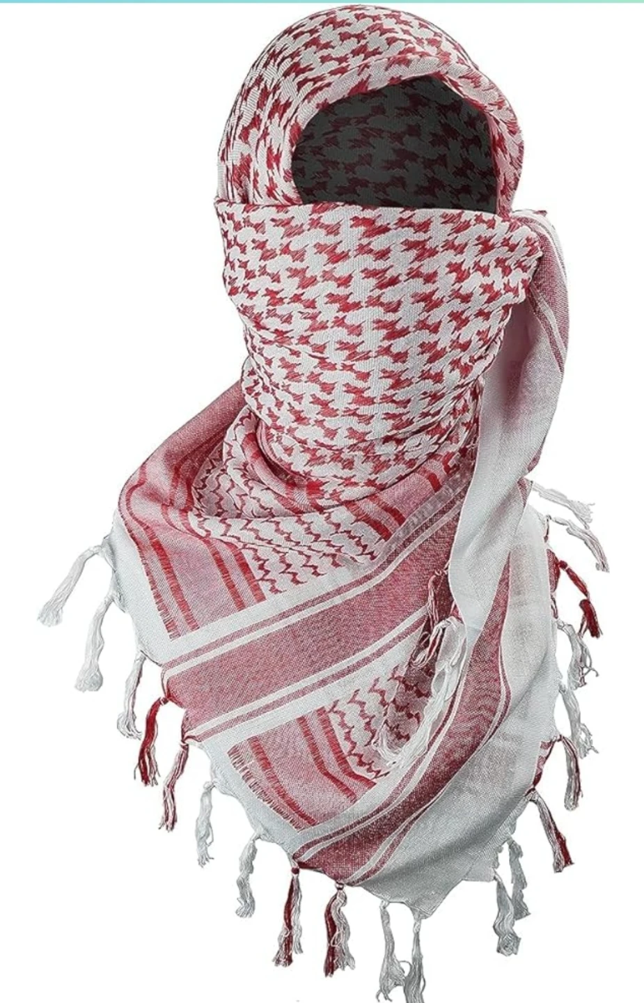 Keffiyeh Scarf - Black - photo 2