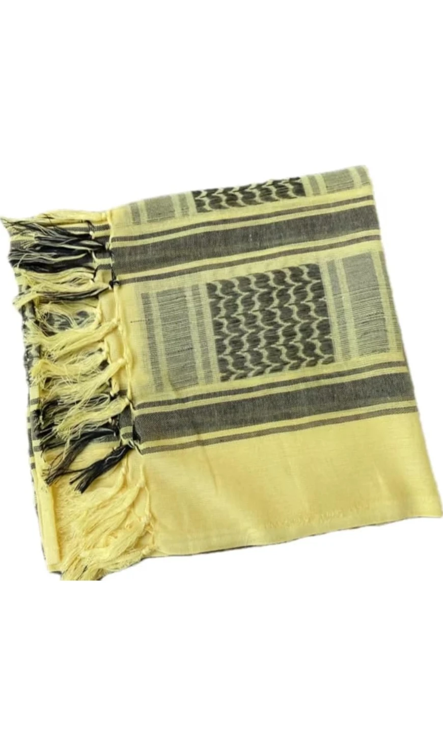 Keffiyeh Scarf - Black - photo 4
