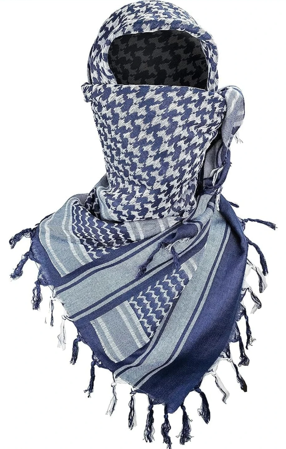 Keffiyeh Scarf - Black - photo 5