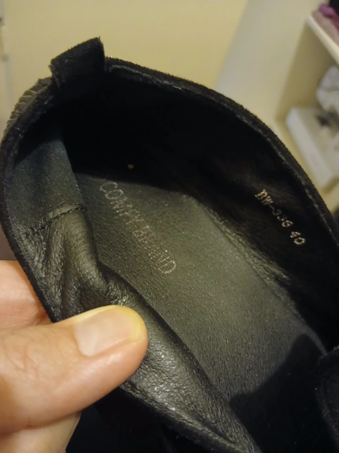 Comfy Brand Black Embellished Loafers Size 40 - photo 3