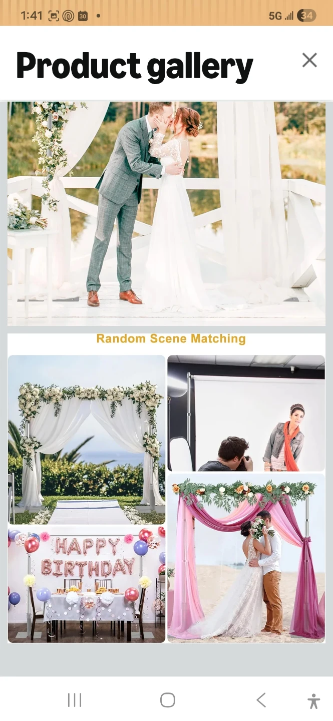 Jiang&Rong 10x10Ft Double Crossbar Backdrop Stand - photo 5