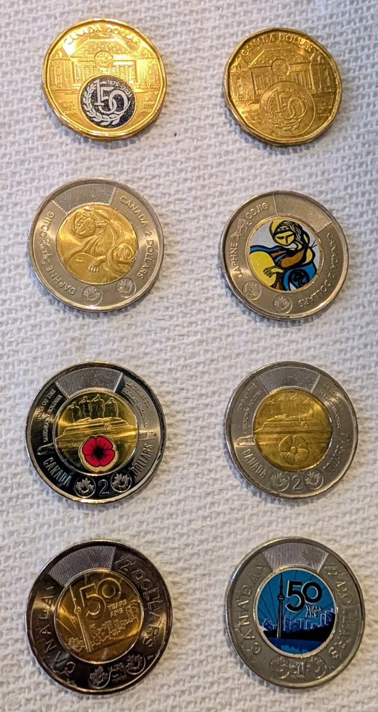 Collection of Canadian Commerative Coins