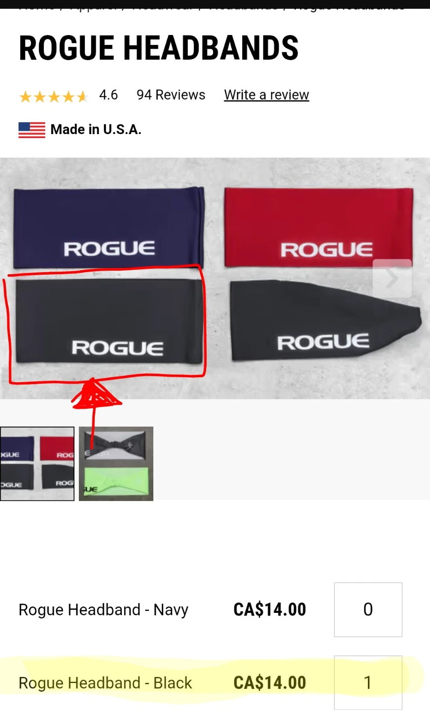 GUC - Rogue Headband One Size Fits All Unisex READ - photo 3