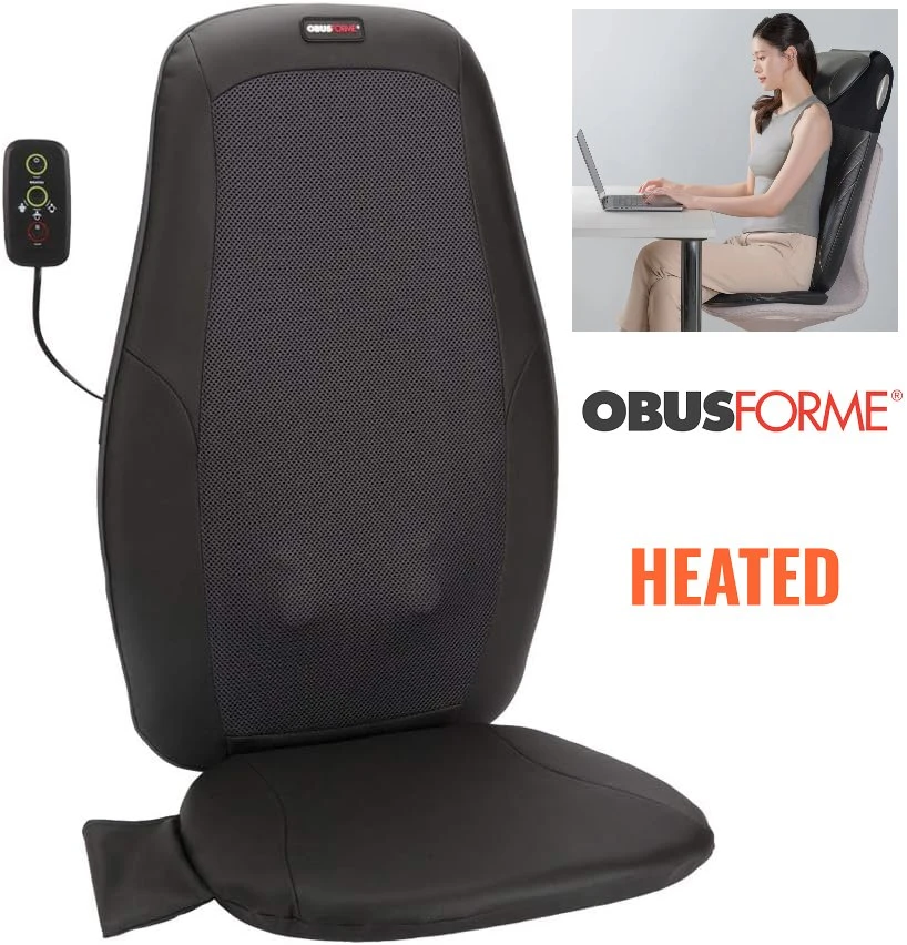ObusForme Deep Kneading Shiatsu Back Massager with Heat