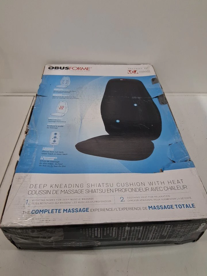 ObusForme Deep Kneading Shiatsu Back Massager with Heat - photo 2
