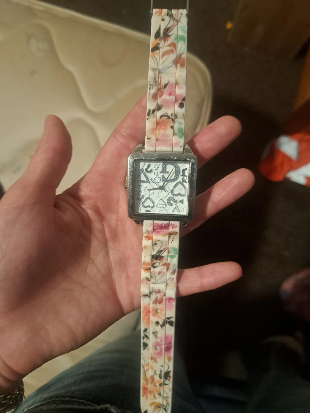 Guess Watch Floral Strap - photo 3