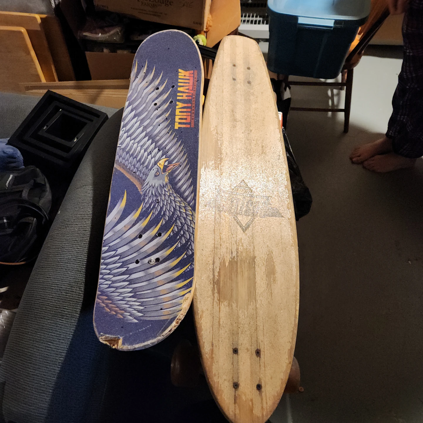 Tony Hawk Skateboard & Vintage Cruiser Board