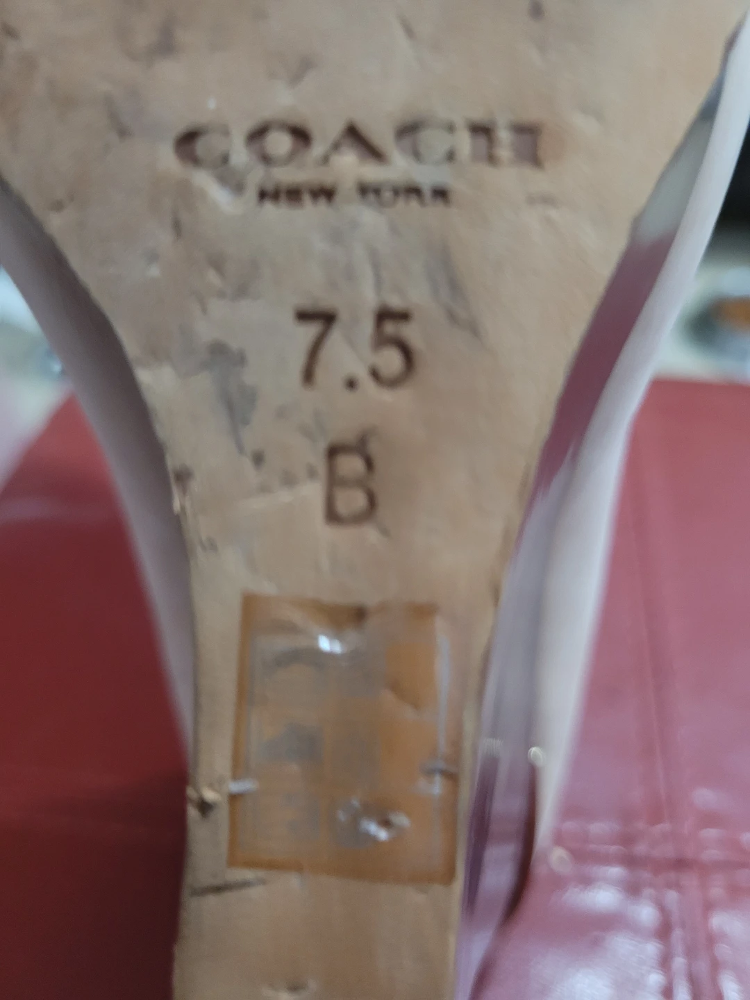 Coach New York Wedge Heels Size 7.5B - photo 4