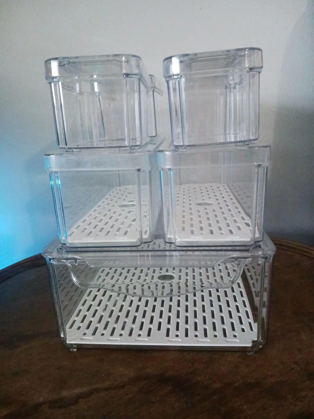 Set of 7 produce keeper containers